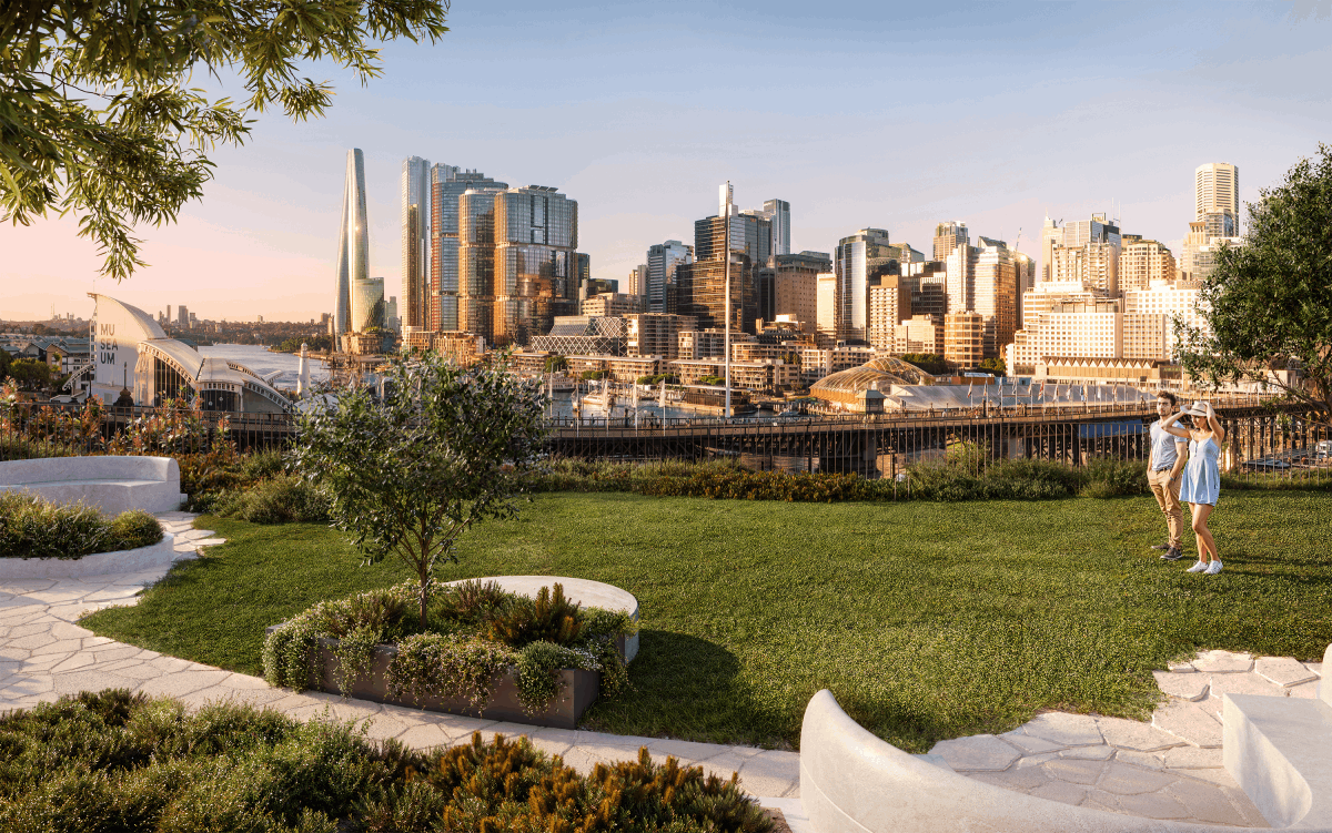 waterfront garden